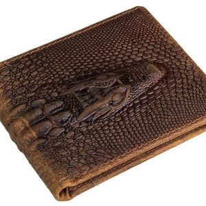 Leather wallet  Vintage (Crocodile)