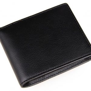 Leather wallet Vintage (black)