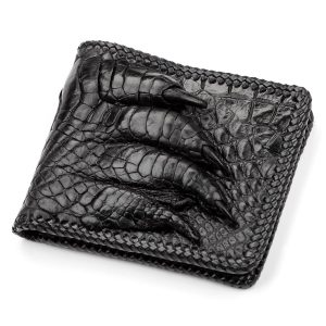 Leather wallet (CROCODILE LEATHER)