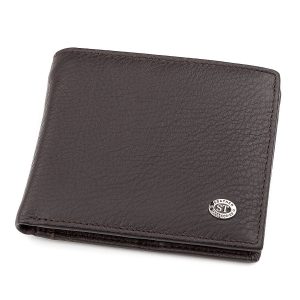 Leather wallet ST (black)