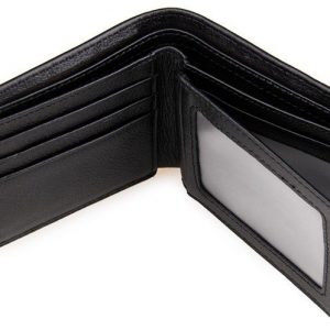 Leather wallet Vintage (black)